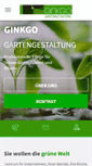 Mobile Screenshot of ginkgo-ggmbh.de